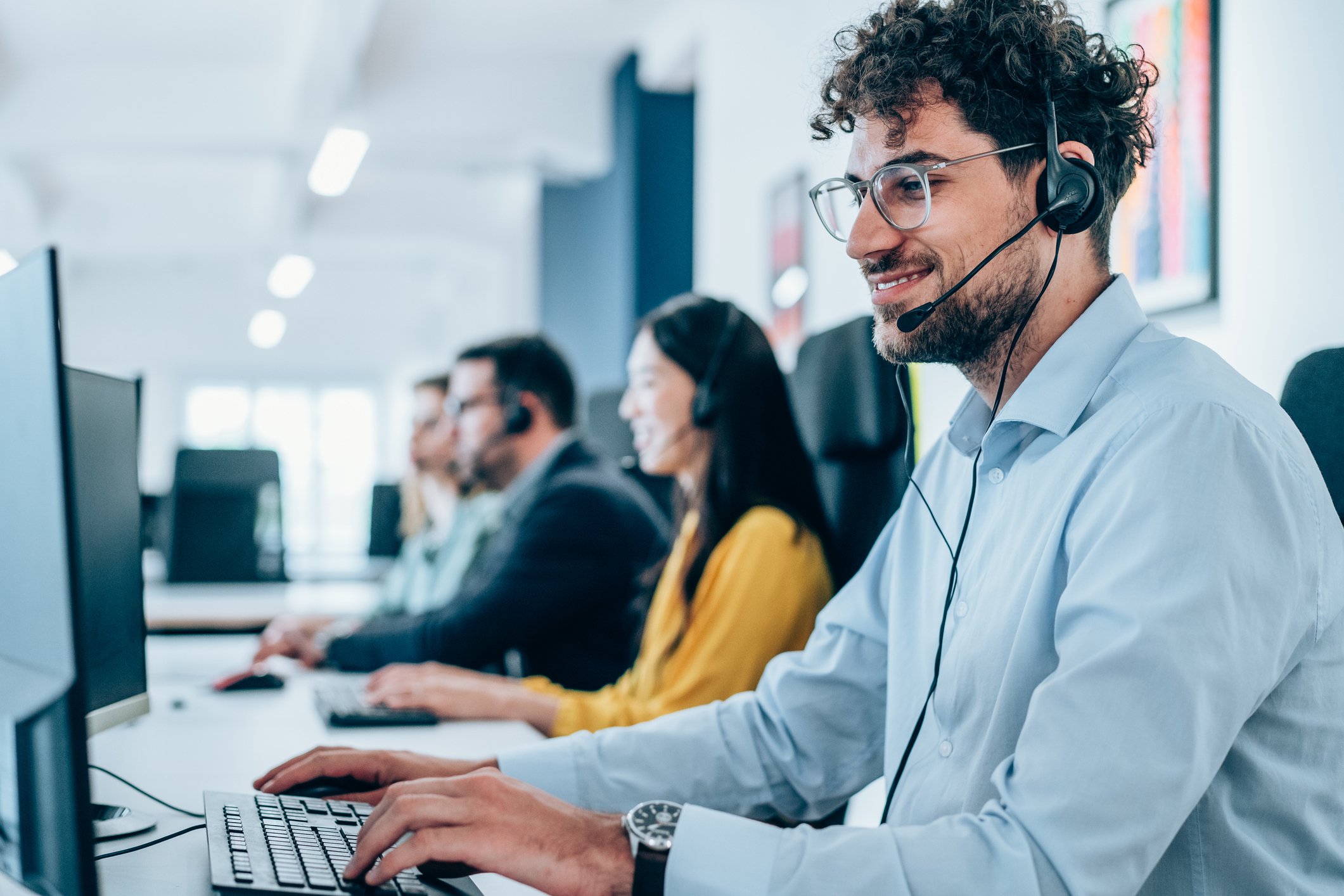 help desk employees